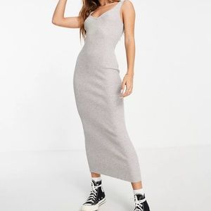 Gray Maxi Dress